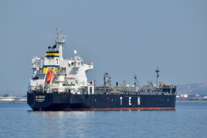 Image of a ship on the sea to show how engineering coatings are used offshore